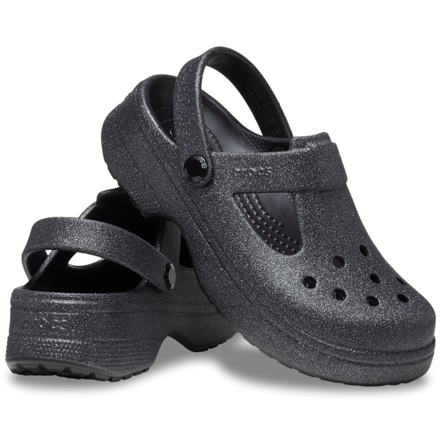 Kids' Classic Mary Jane Glitter Clog - Image 2